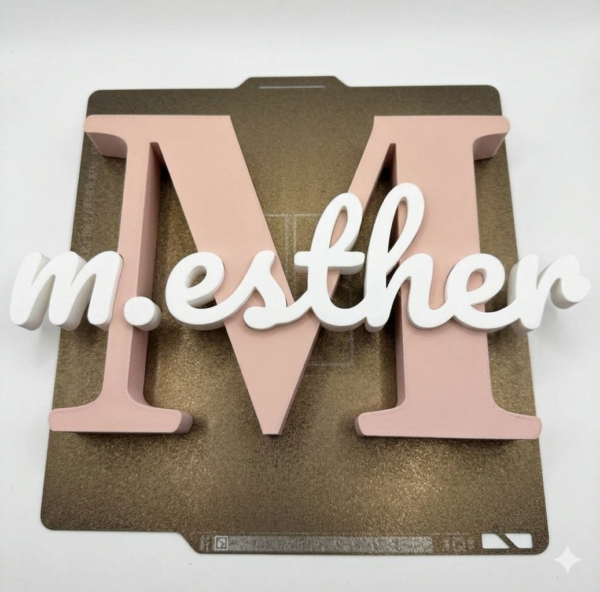 letra-4 Letra personalizada con nombre impresa en 3D - LUCLAB 3D