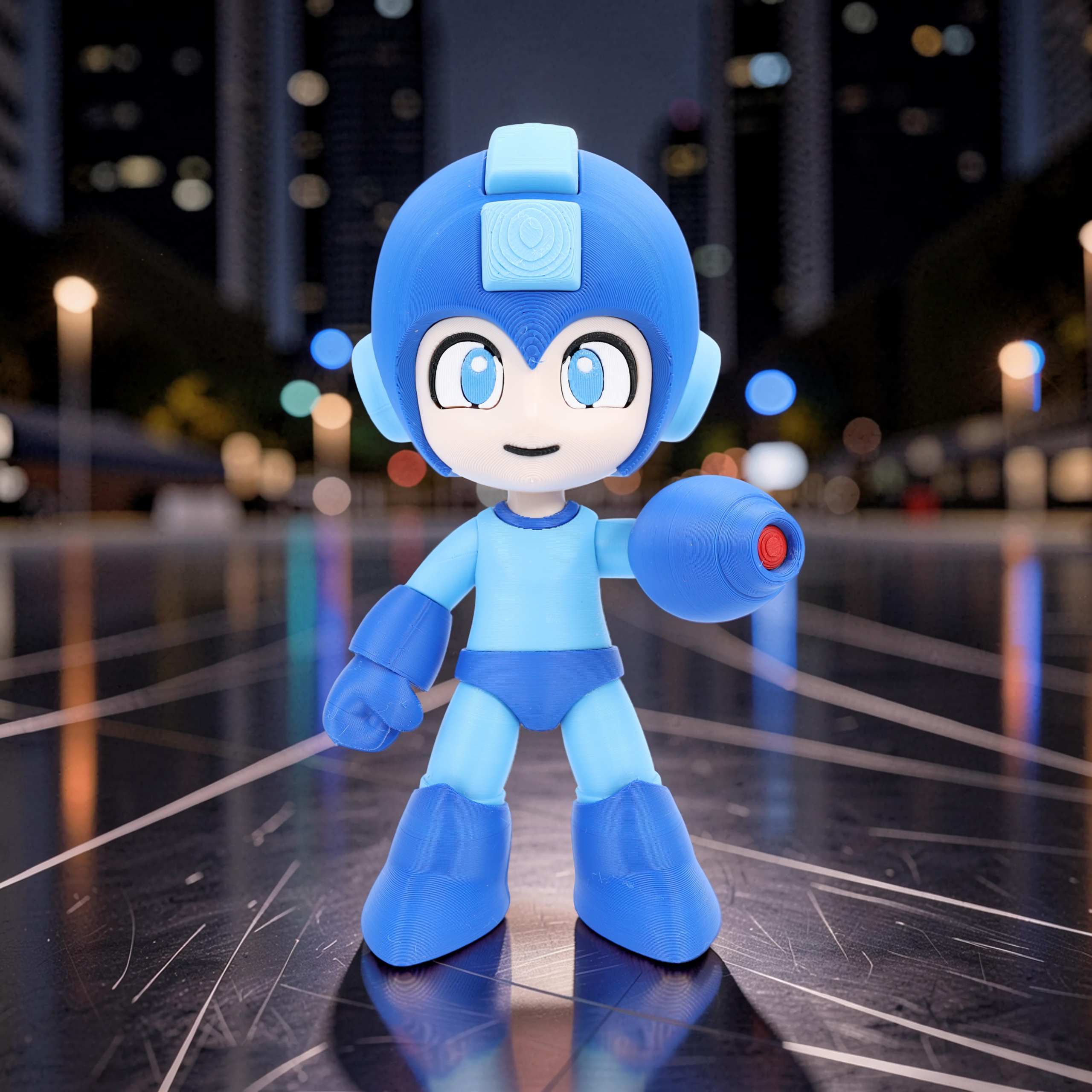 Megaman (liso o crochet)