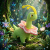 Meganium (liso o crochet)