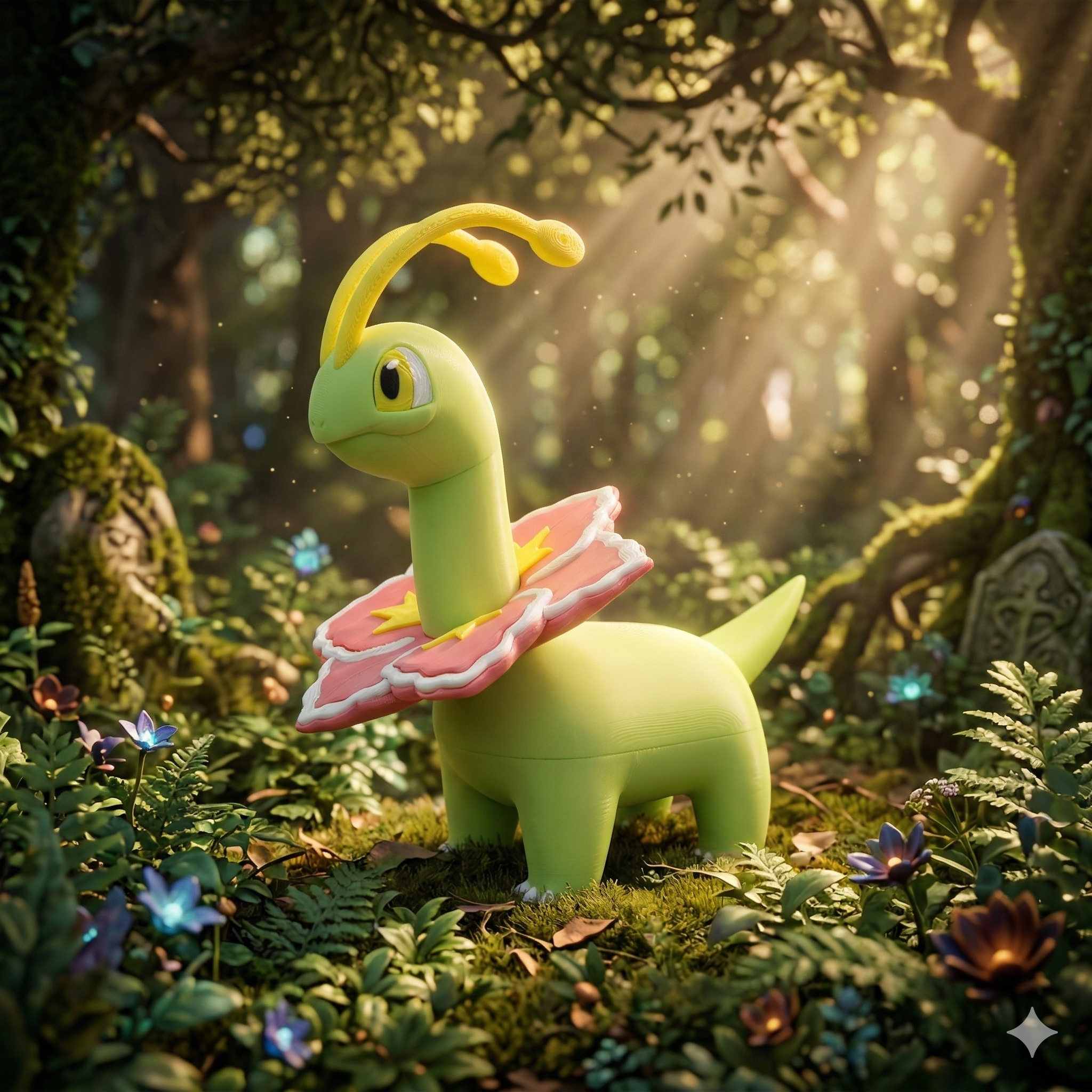 Meganium (liso o crochet)