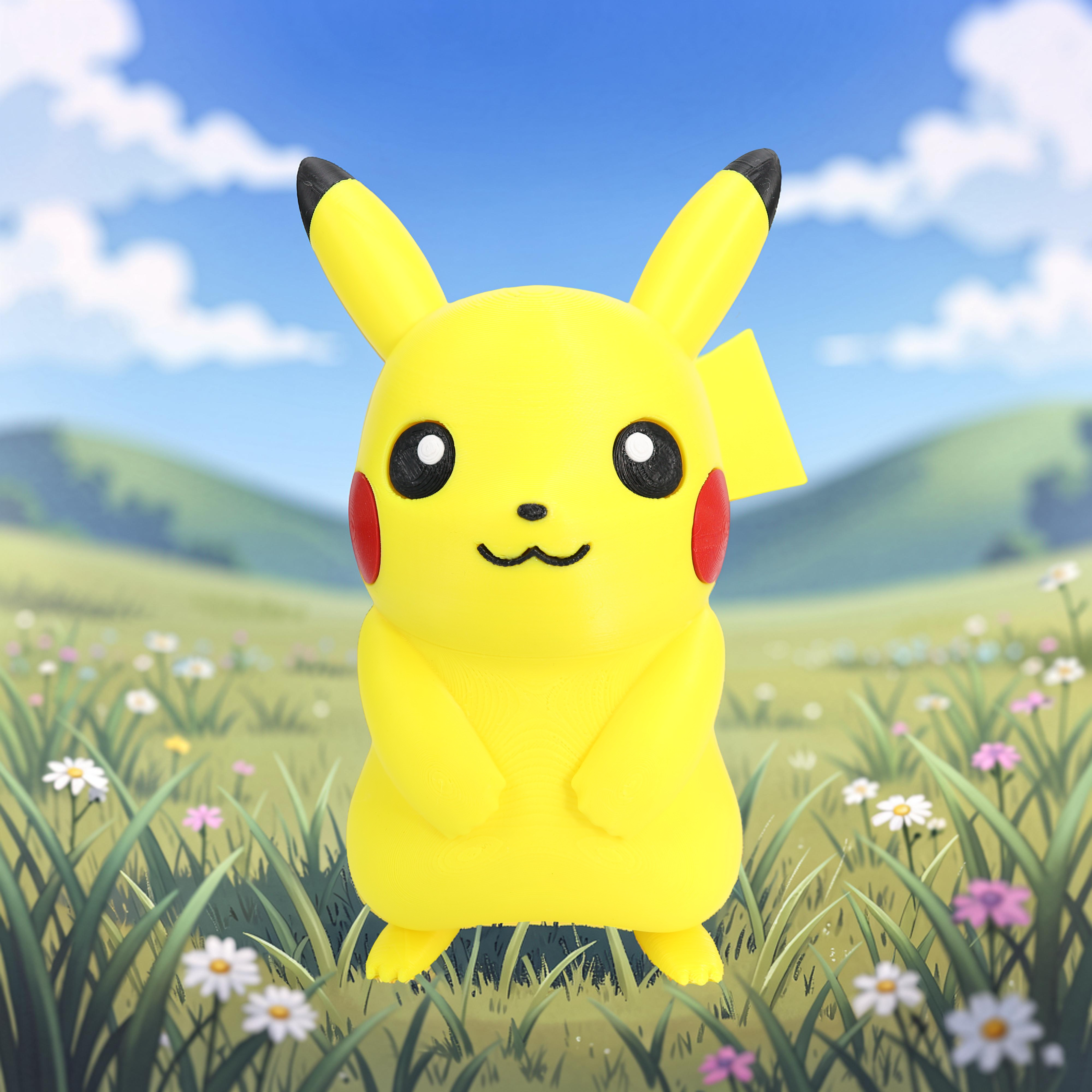 Pikachu (liso o crochet)