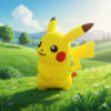 Pikachu (liso o crochet)