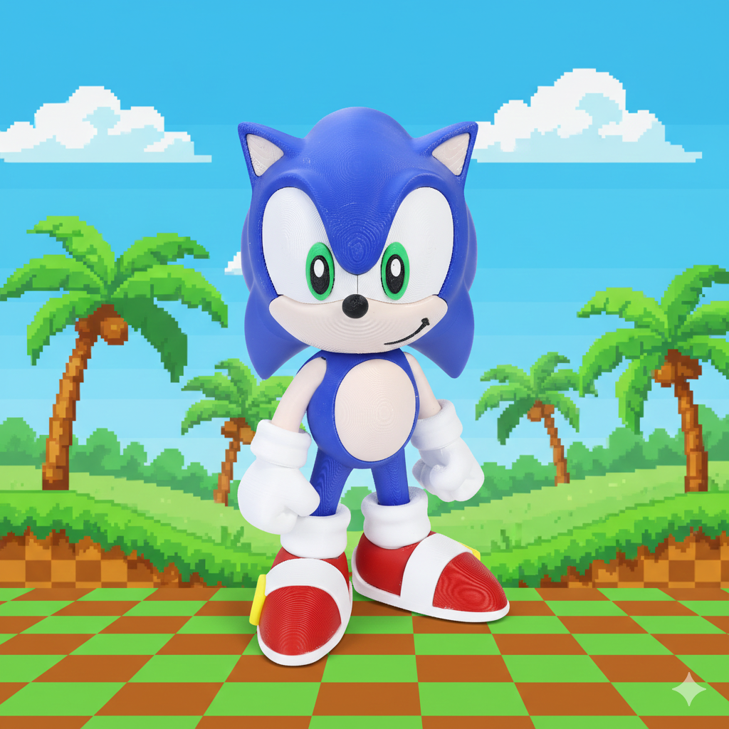Sonic (liso o crochet)