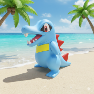 Totodile (liso o crochet)