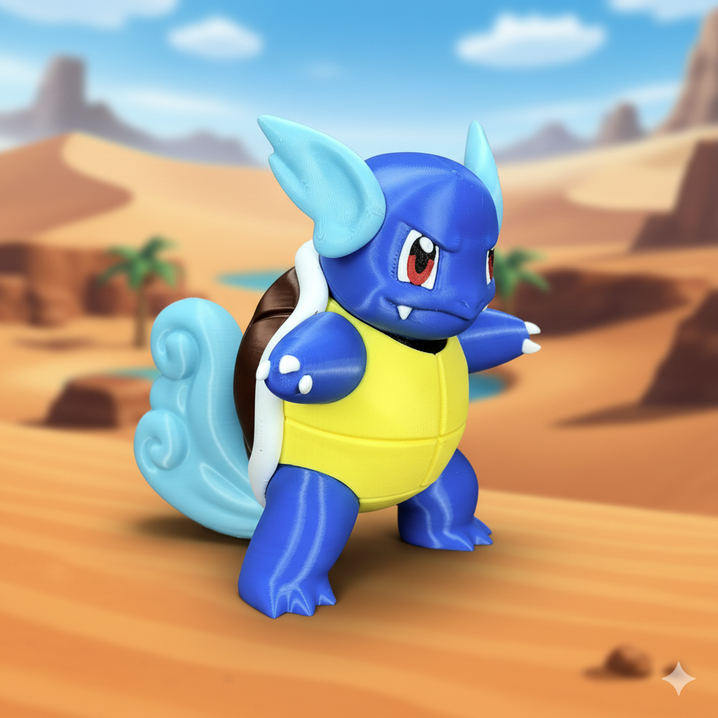 Wartortle (liso o crochet)