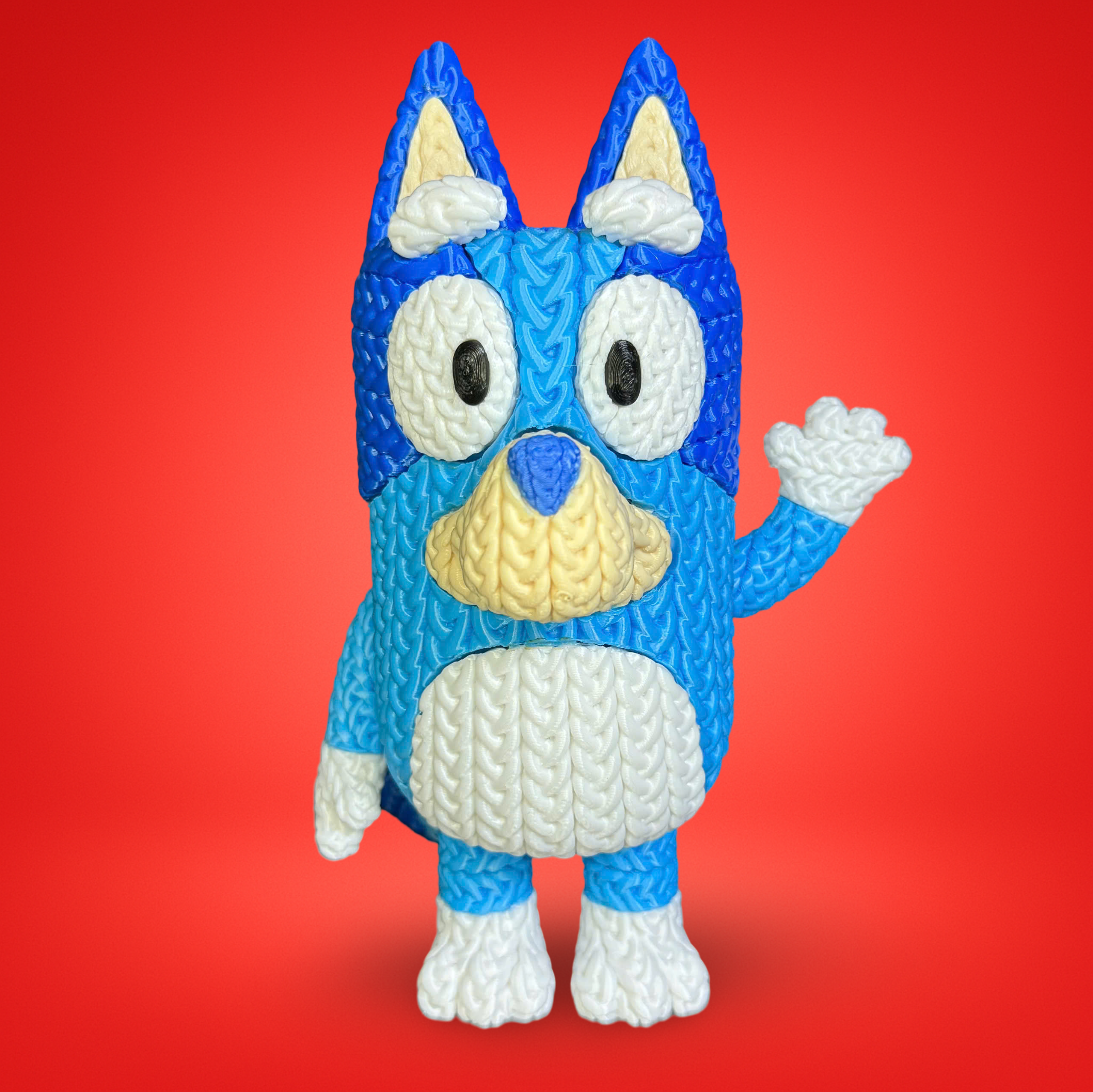 Bluey (liso o crochet)