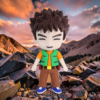 Brock (liso o crochet)