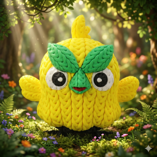 Rowlet (liso o crochet)
