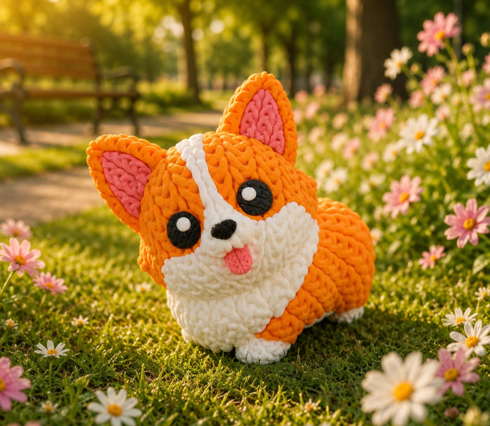 Corgi (liso o crochet)