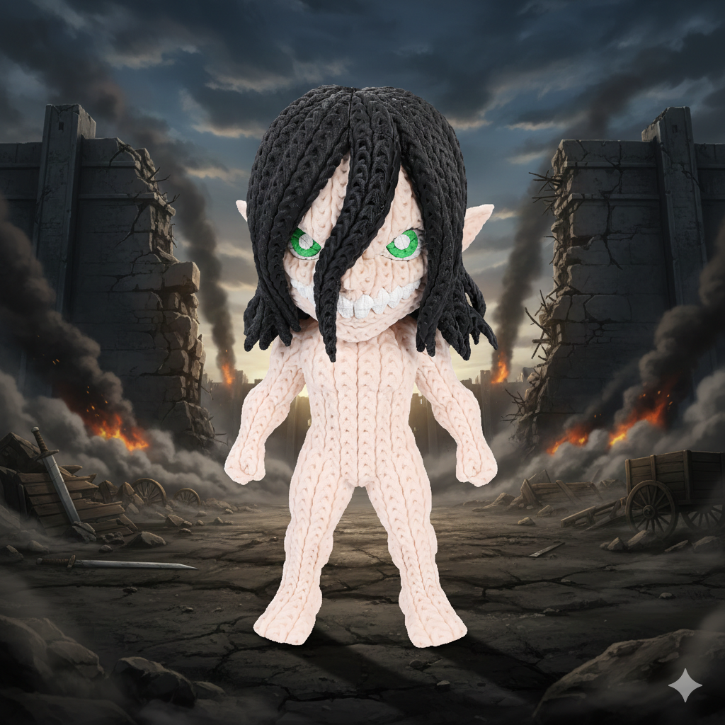 Eren Titán (liso o crochet)