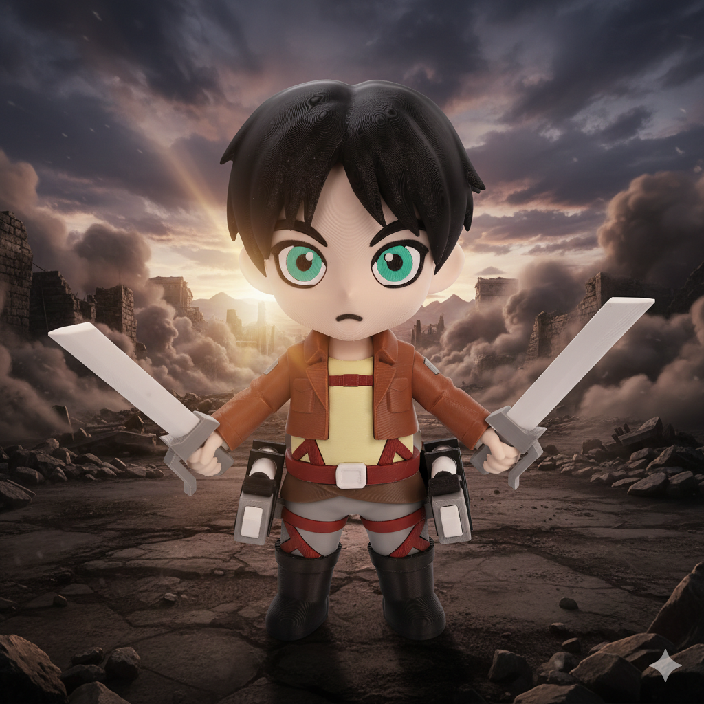 eren-yeager-1 Eren Yeager (liso o crochet)