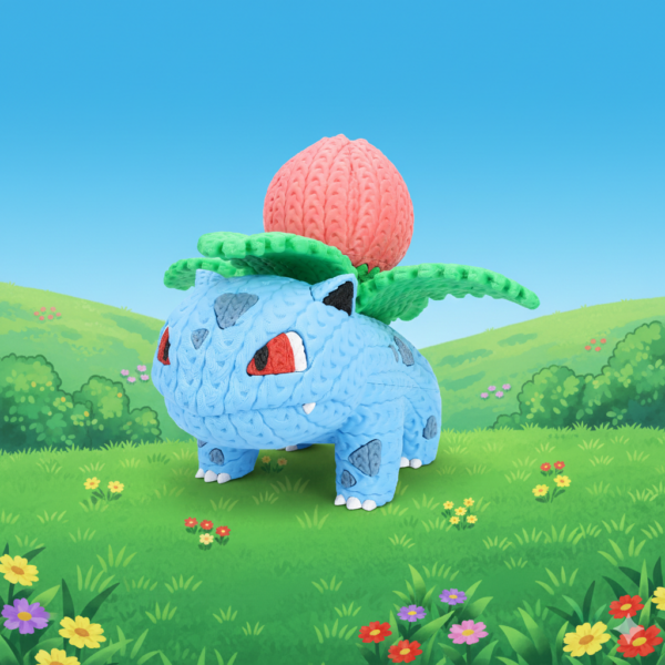 Ivysaur (liso o crochet)