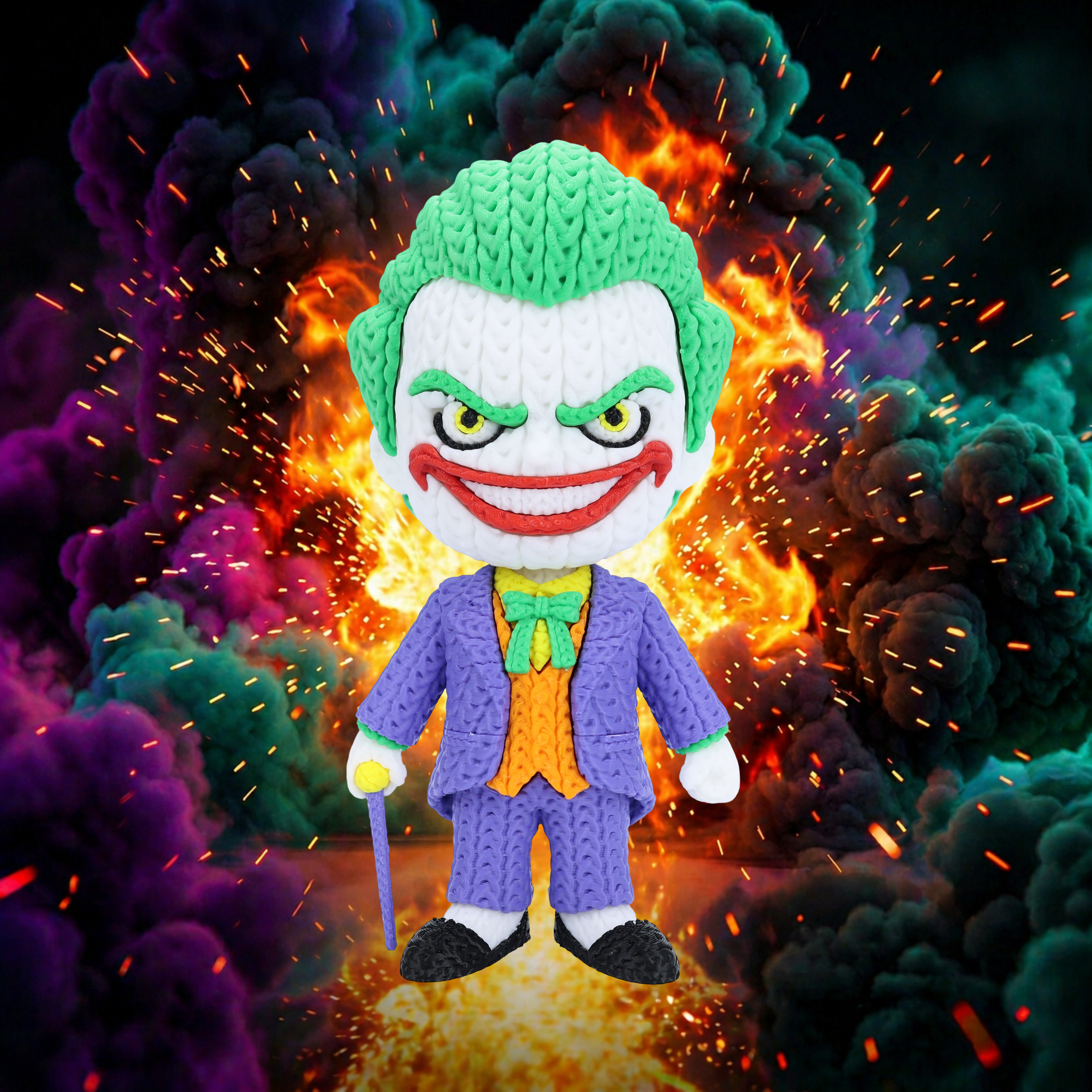 Joker (liso o crochet)