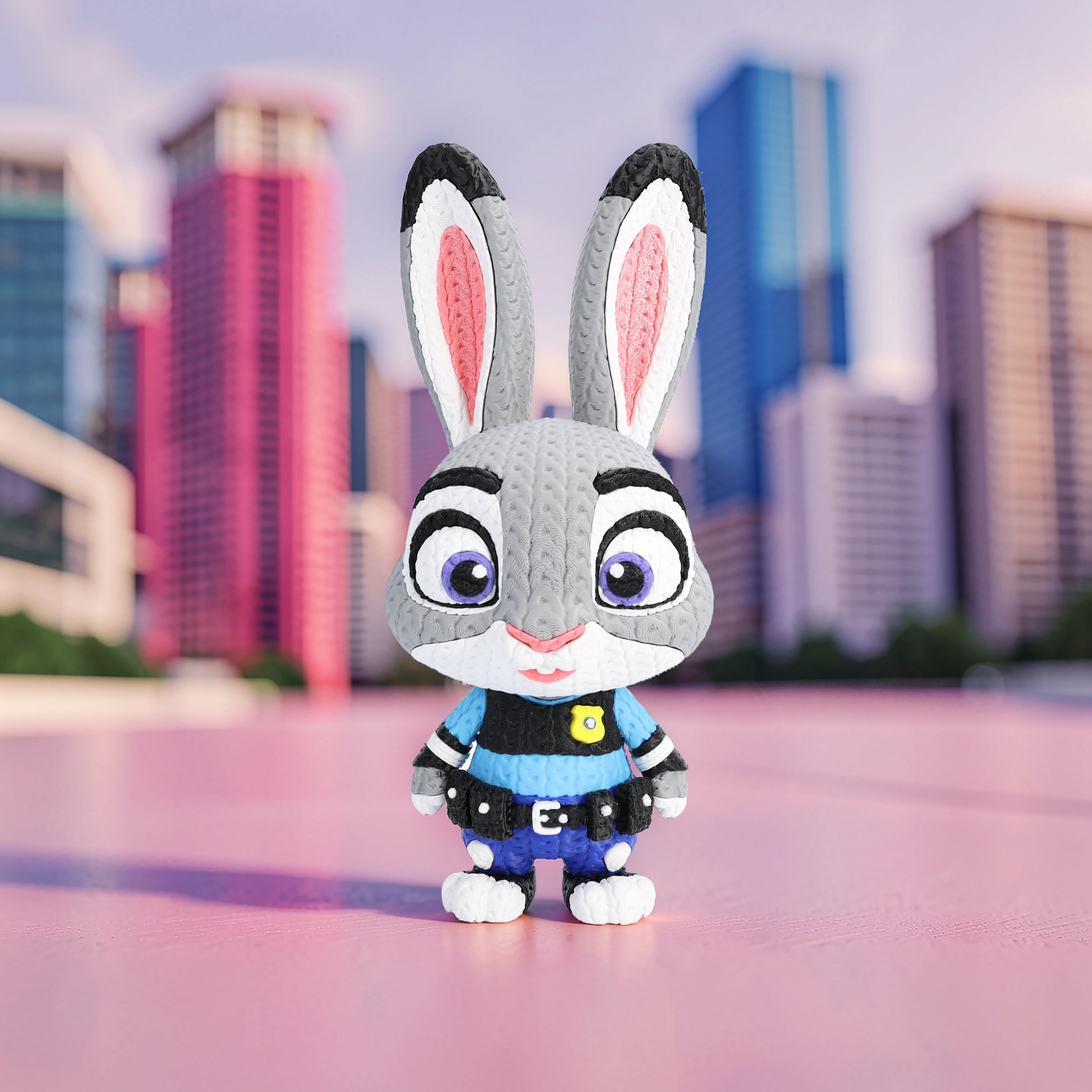 Judy Hopps (liso o crochet)