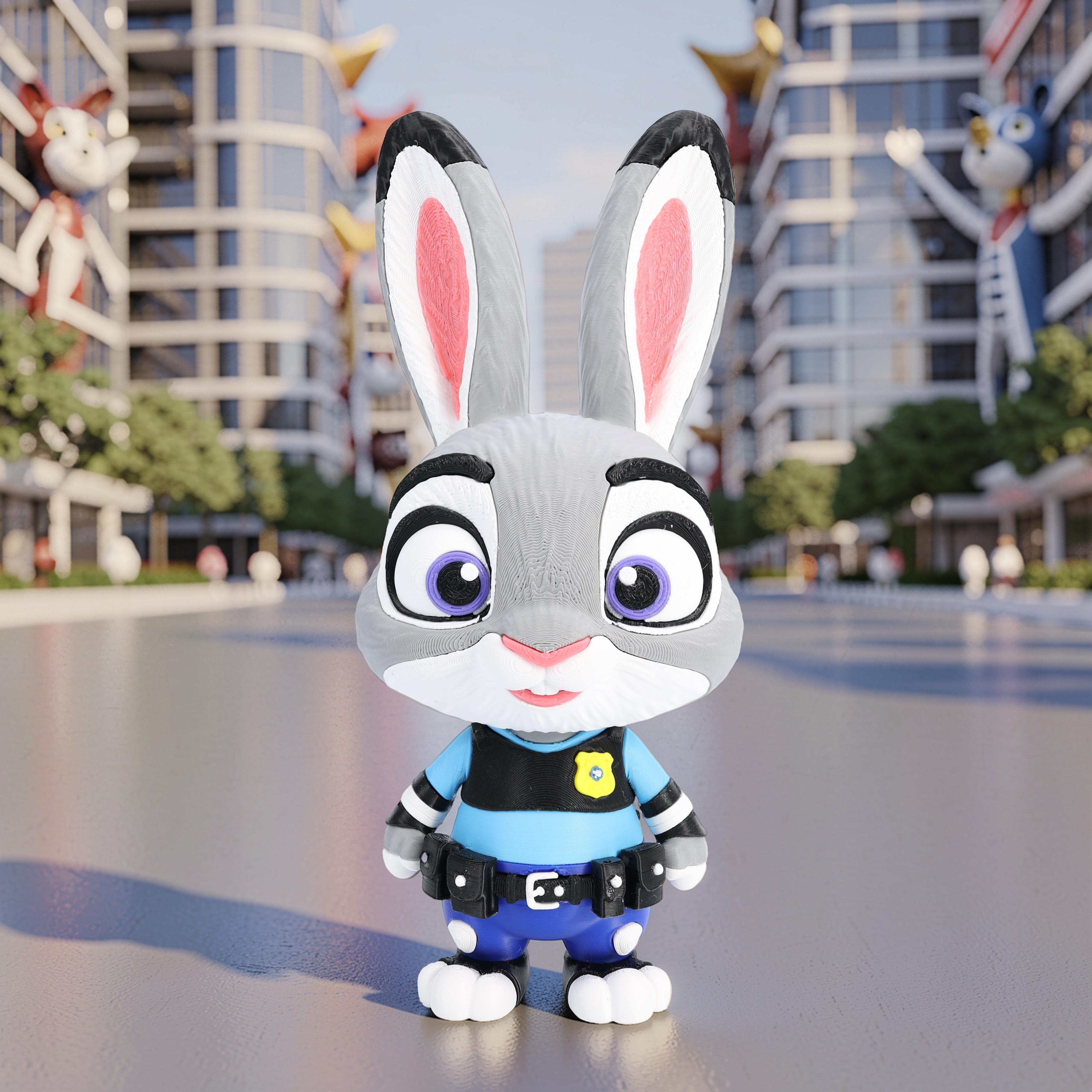 Judy Hopps (liso o crochet)