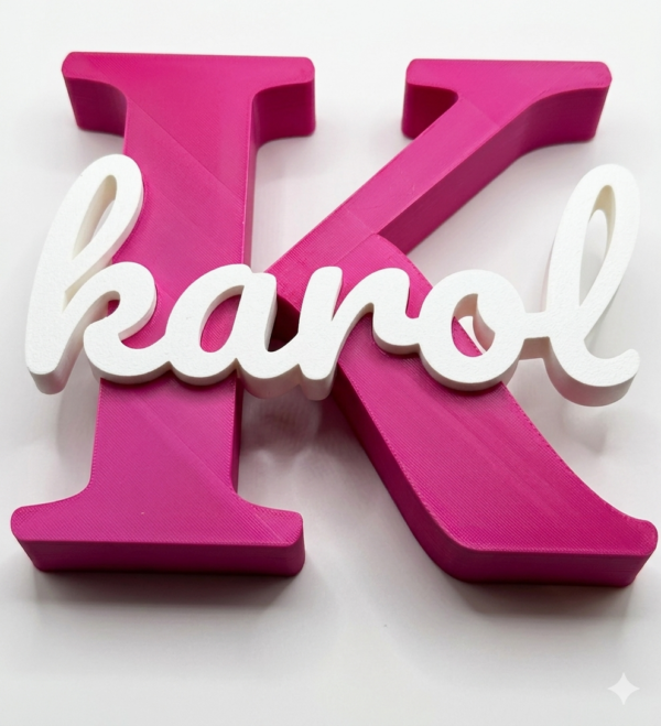 letra-1 Letra personalizada con nombre impresa en 3D - LUCLAB 3D