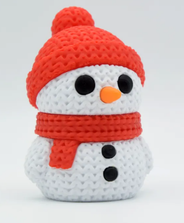 nav29 Muñeco de nieve con gorro rojo