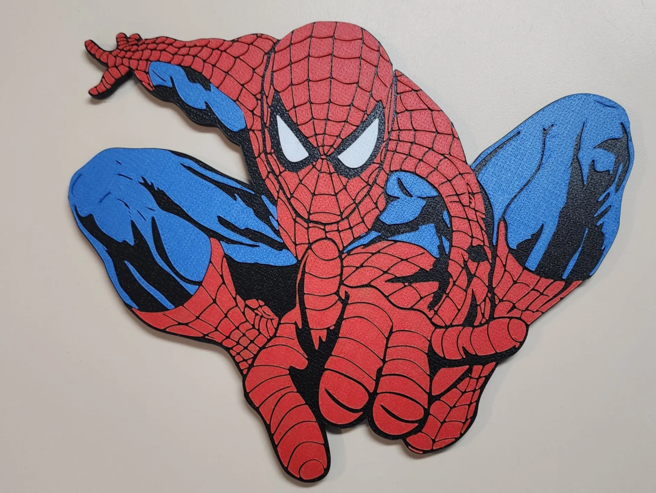 Cuadro Spiderman pixel art