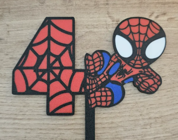 spiderman-15 Toppers tarta - impresión 3D LUCLAB 3D