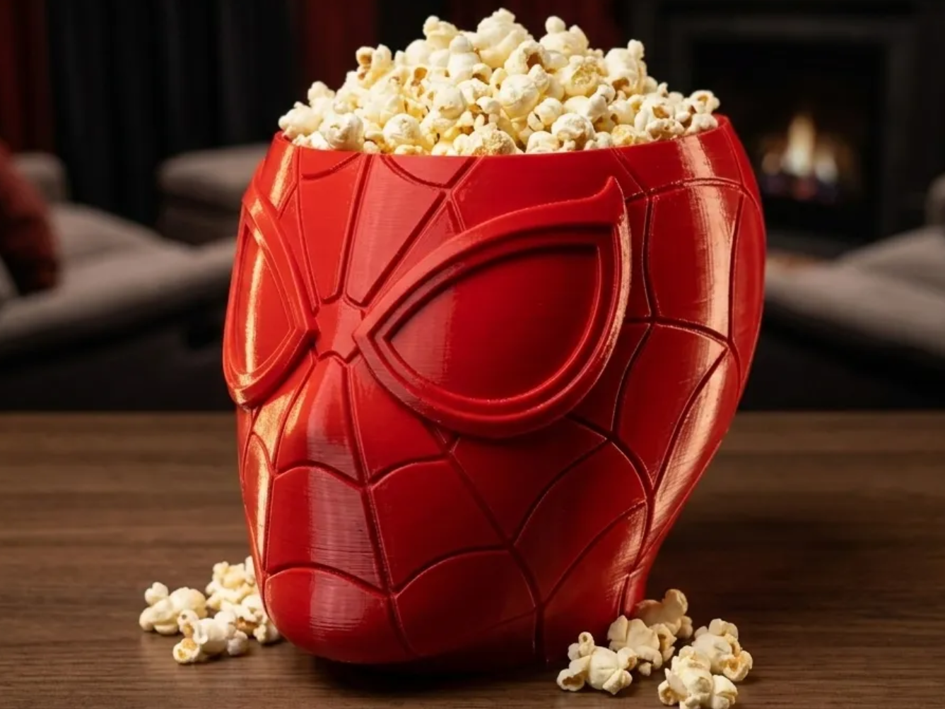 Palomitera cabeza de Spiderman