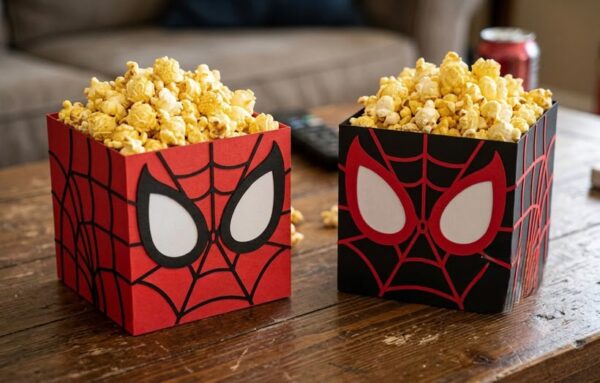 Cajas de palomitas Spiderman