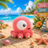 Pulpo ojos saltones (liso o crochet)