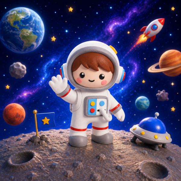 Niño Astronauta (liso o crochet)
