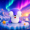 Foca lila (liso o crochet)