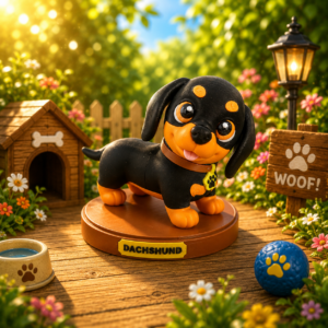 Perro Salchicha (liso o crochet)