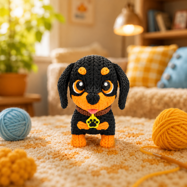 Perro Salchicha (liso o crochet)