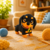 Perro Salchicha (liso o crochet)