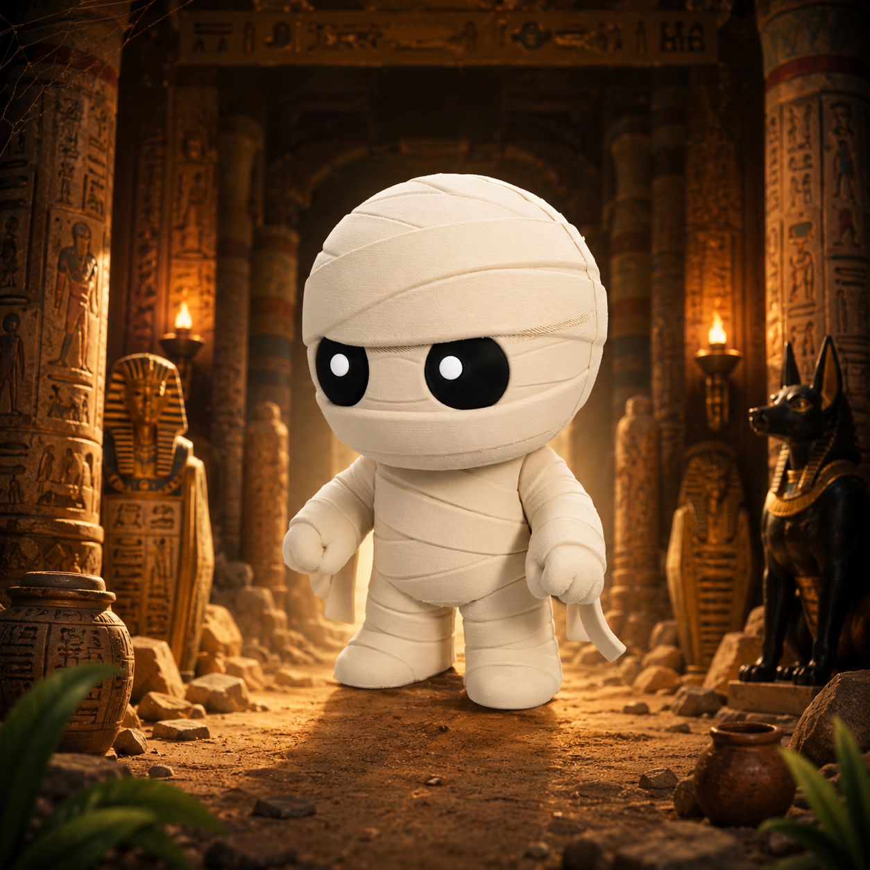 Momia (liso o crochet)