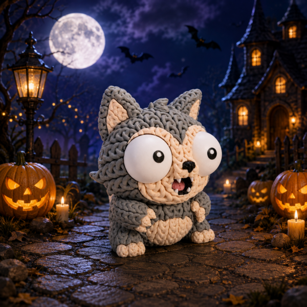 Hombre Lobo (liso o crochet)