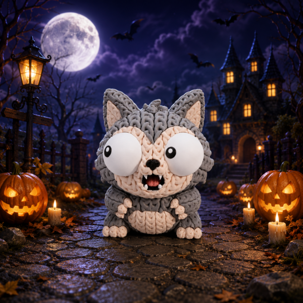 Hombre Lobo (liso o crochet)