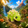 Anquilosaurio Bebé (liso o crochet)