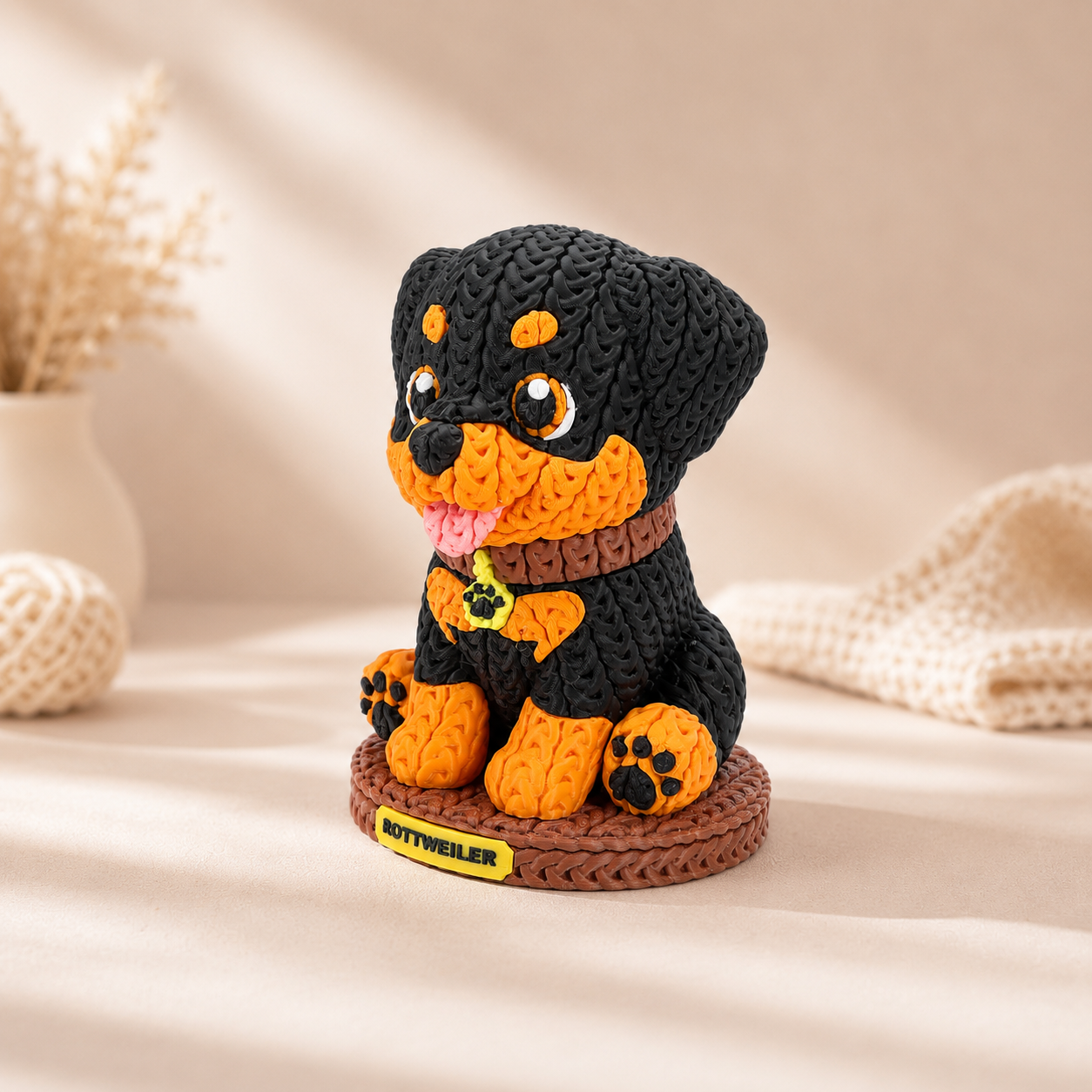 Rottweiler (liso o crochet)