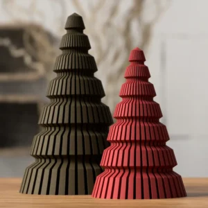 Árbol de Navidad de lamas rectas