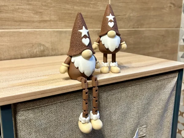 Gnomo con piernas articuladas