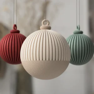 Bola de Navidad de lamas