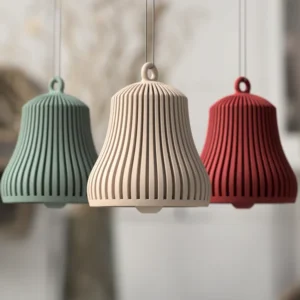 Campana de Navidad de lamas
