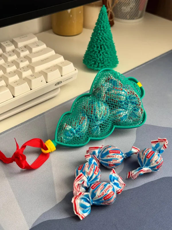 Cestita de chuches Árbol de Navidad