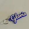 Llavero con nombre en letra cursiva