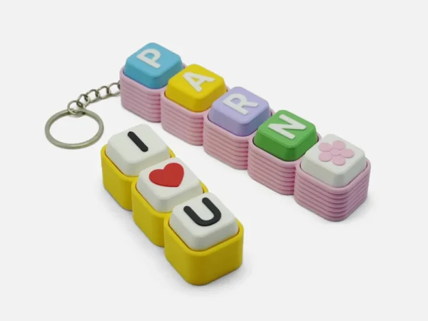 578451022888e5ad Llavero de teclas con letras