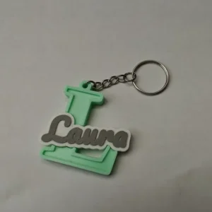 Llavero inicial con nombre