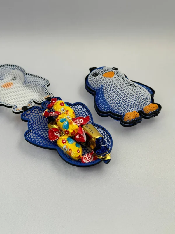 Cestita de chuches Pingüino