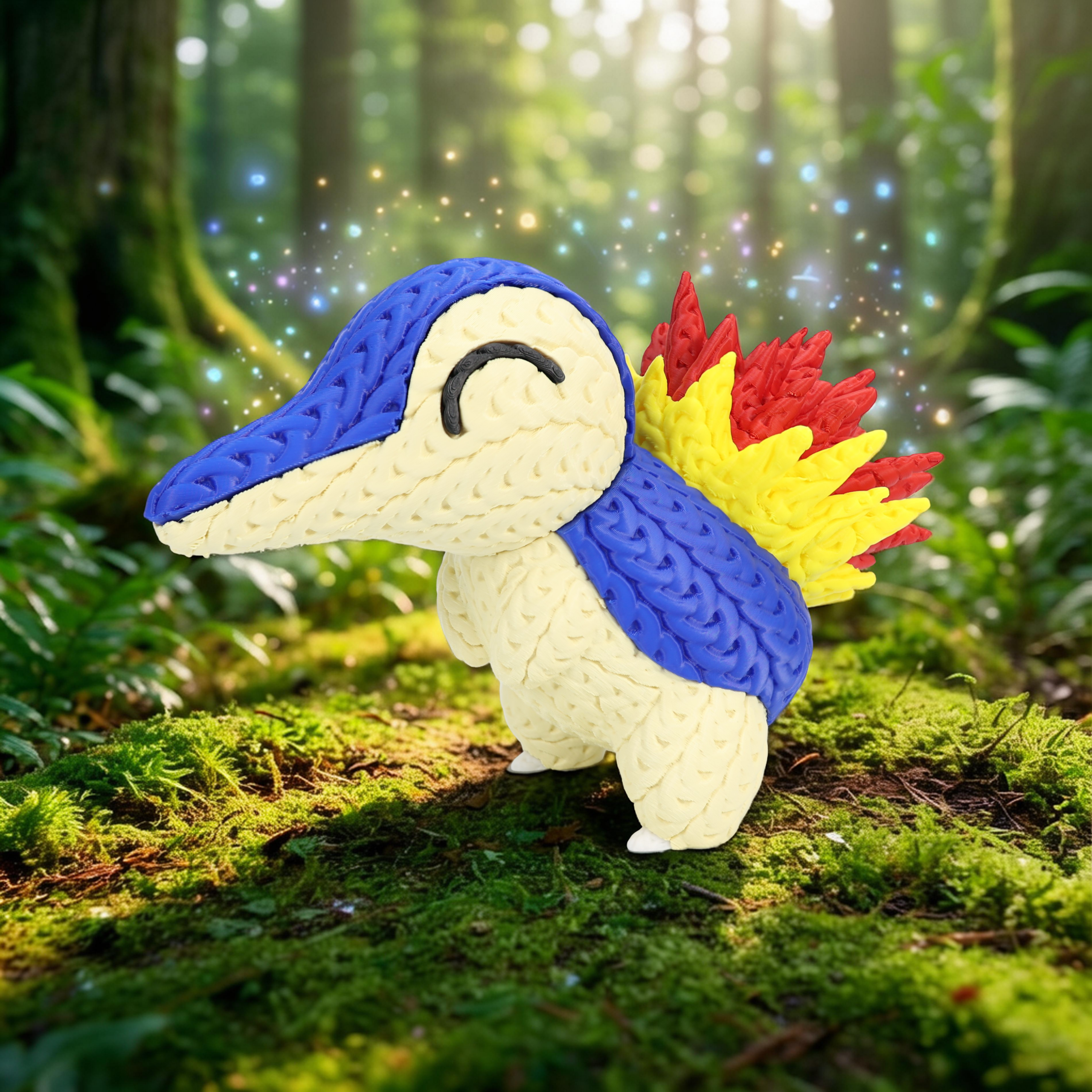 Cyndaquil (liso o crochet)